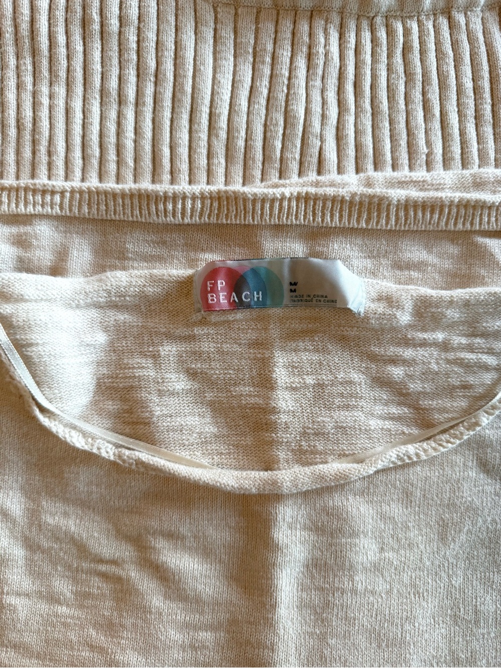Free People Winnie sweater shorts set sz medium - Picture 9 of 9
